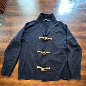 J Crew duffle cardigan XL